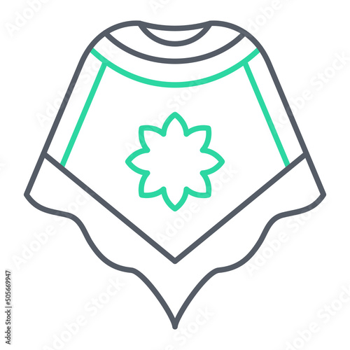 Poncho Icon Design