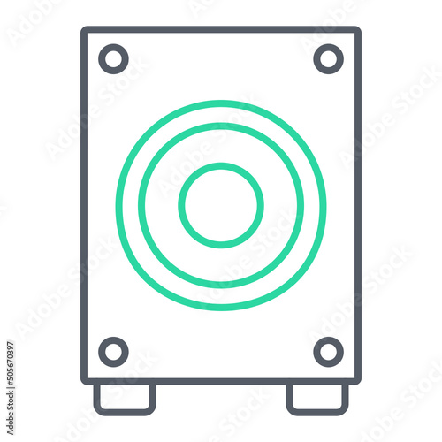 Subwoofer Icon Design