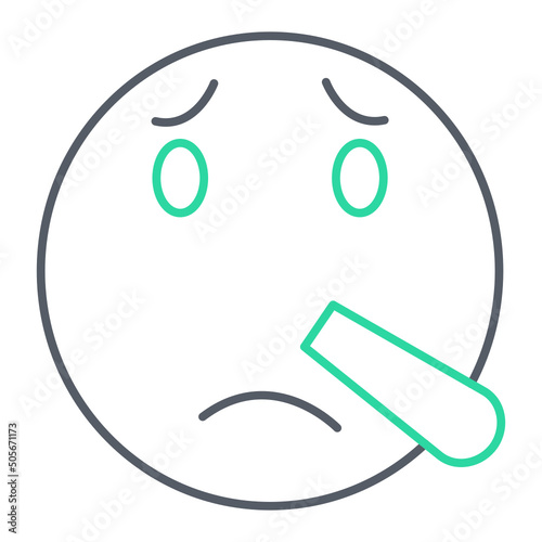 Liar Emoji Icon Design