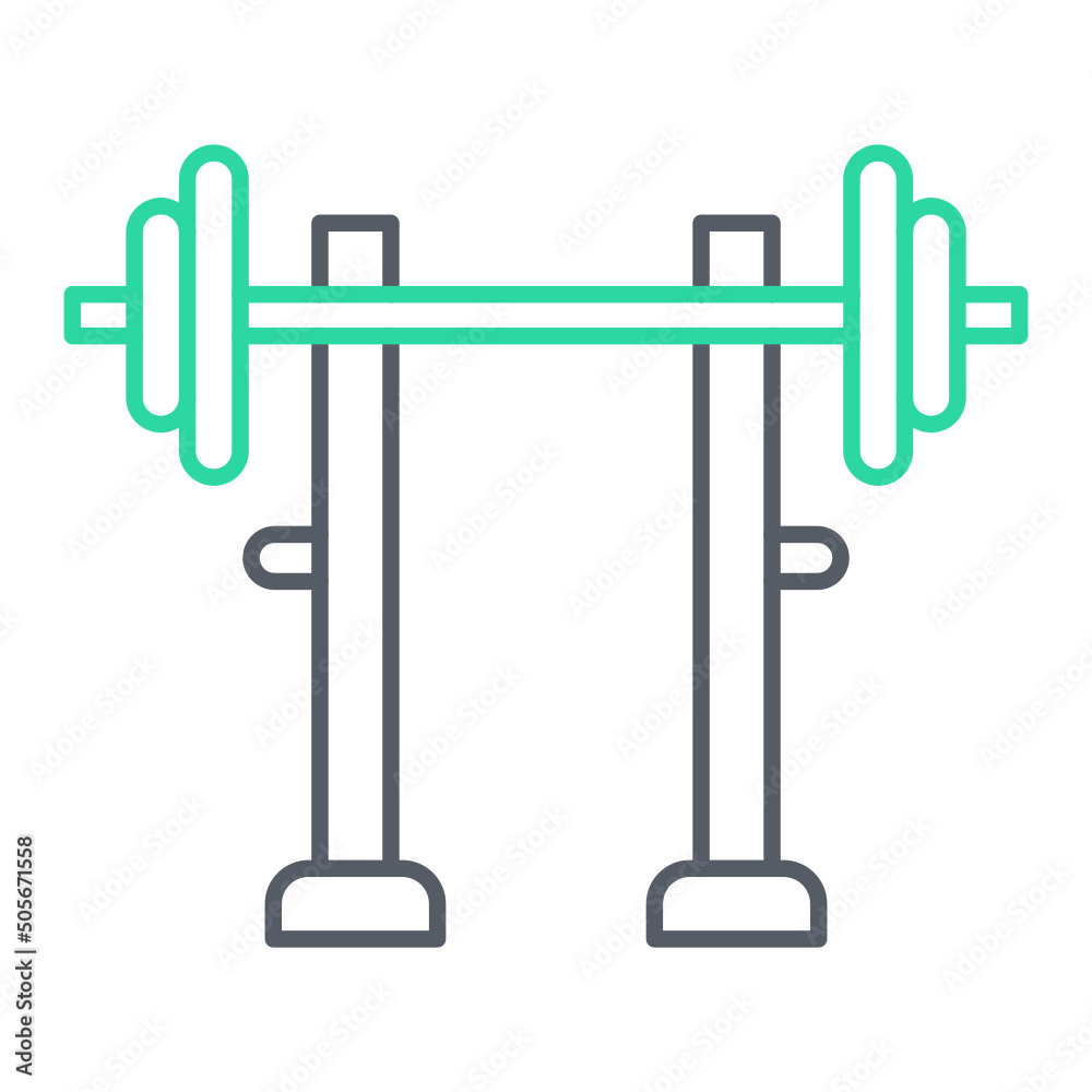 Gym Rod Icon Design Gym Rod Icon Design