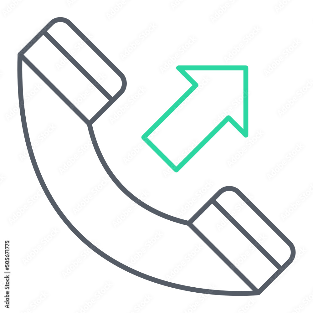 Out Coming Call Icon Design Out Coming Call Icon Design