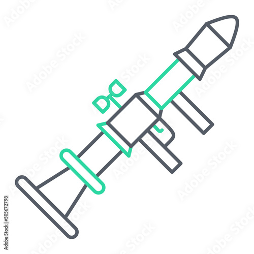 Rocket Launcher Icon Design