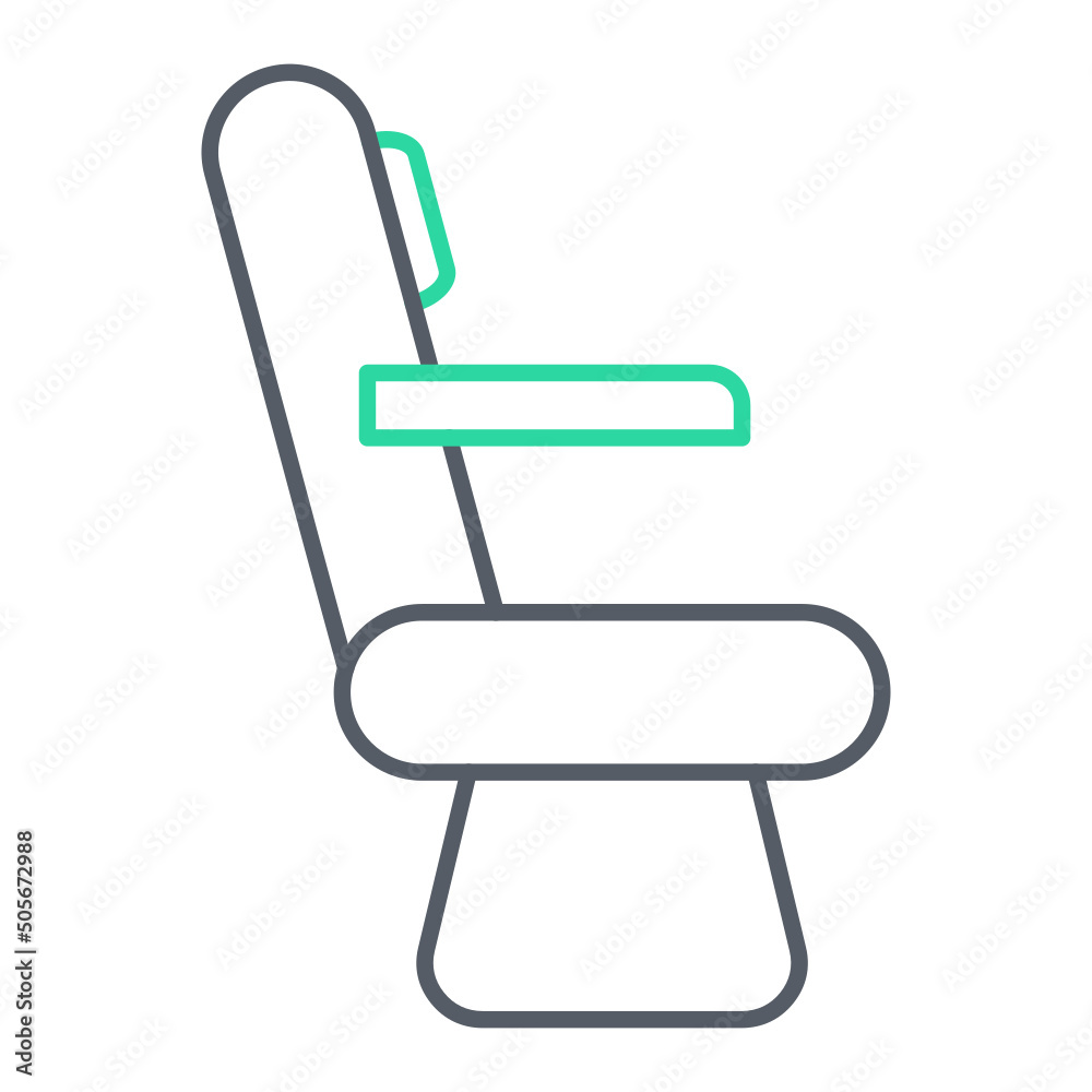 Pilot Seat Icon Design Pilot Seat Icon Design