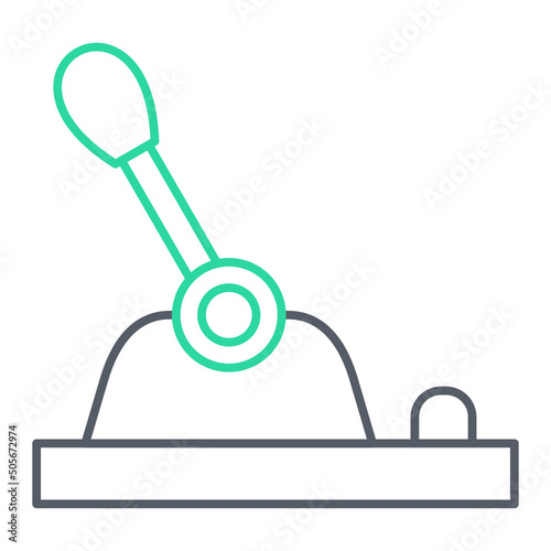Control Lever Icon Design