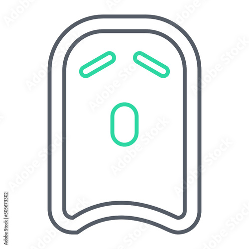 Pool Kickboard Icon Design