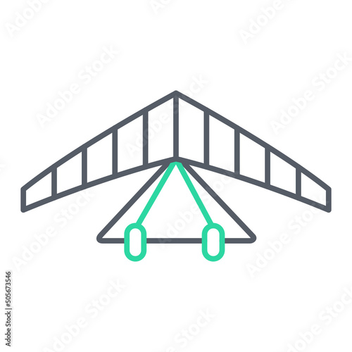Hang Glider Icon Design
