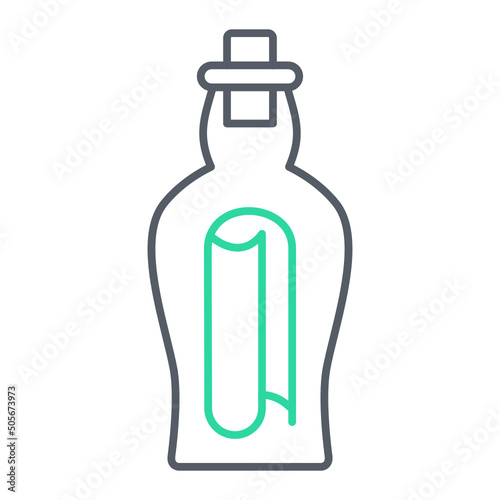 letter Bottle Icon Design