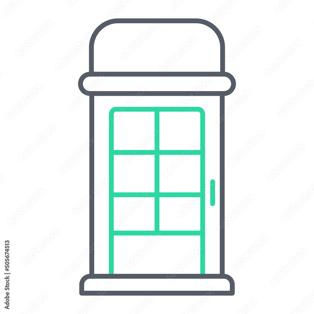 Telephone Booth Icon Design Telephone Booth Icon Design