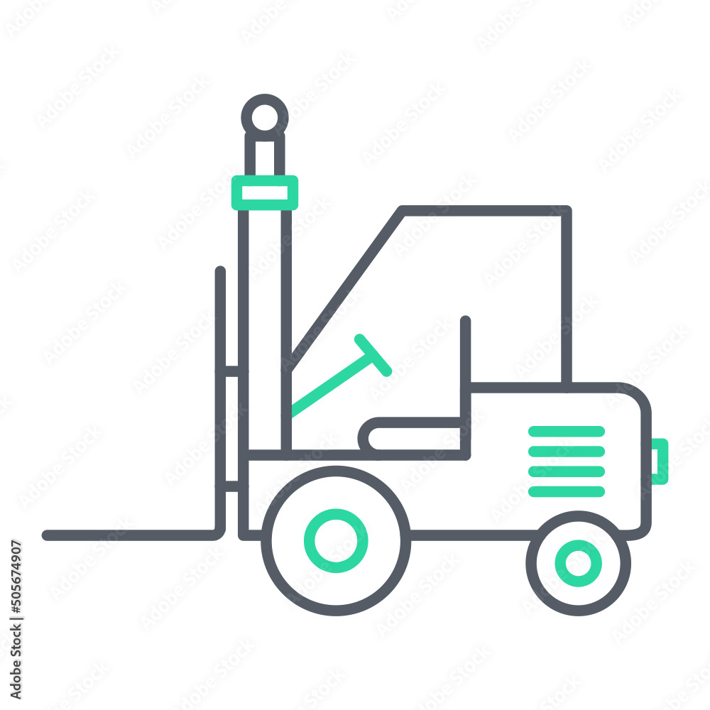 Forklift Icon Design Forklift Icon Design