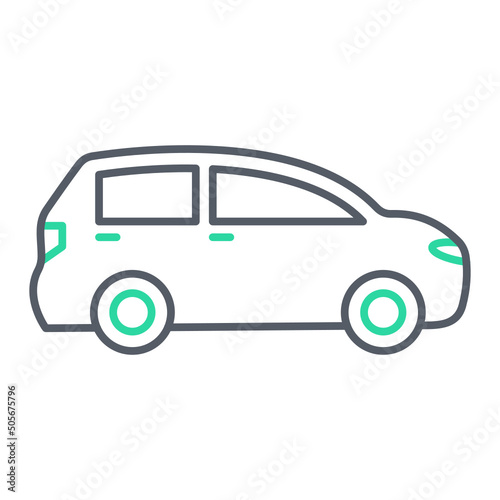 Car Travel Icon Design