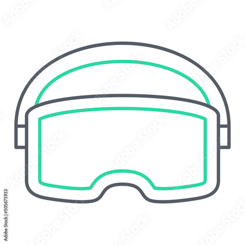 Vr Glasses Icon Design