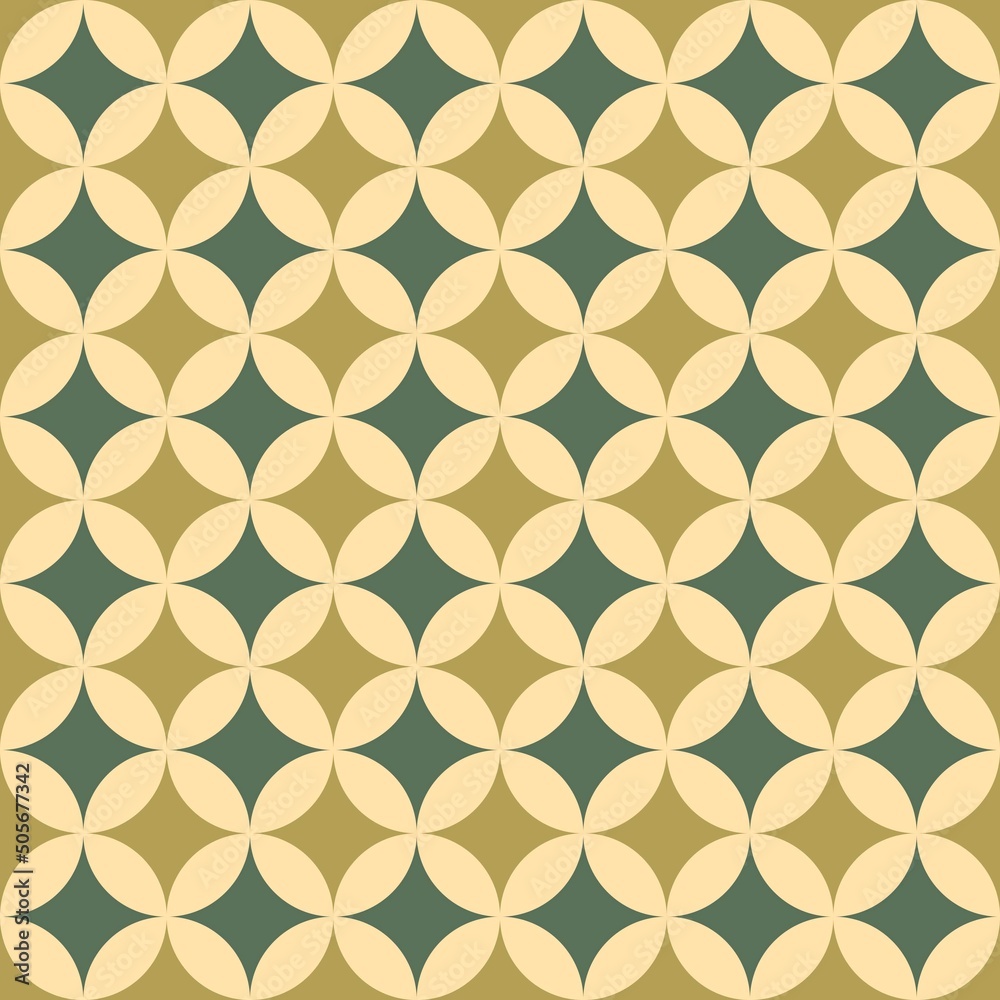 Vector seamless retro pattern with geometric shapes Vector seamless retro pattern with geometric shapes