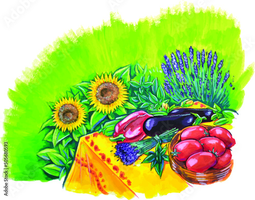 Jardin été