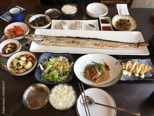 Grilled whole Cutlassfish, JEJU Local Meal