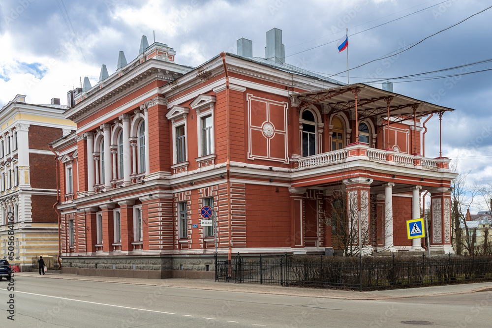 Φωτογραφία Vyborg, Russia, Krepostnaya street, 35, Historical building, known as the Governor's House, built in 1891