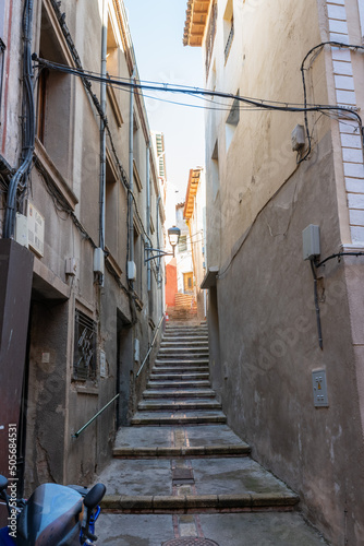 Tarazona, Zaragoza, Aragon, Spain, 05 18 2022:Stroll through the streets of the Jewish quarter, Tarazona, Spain © MarioMartija