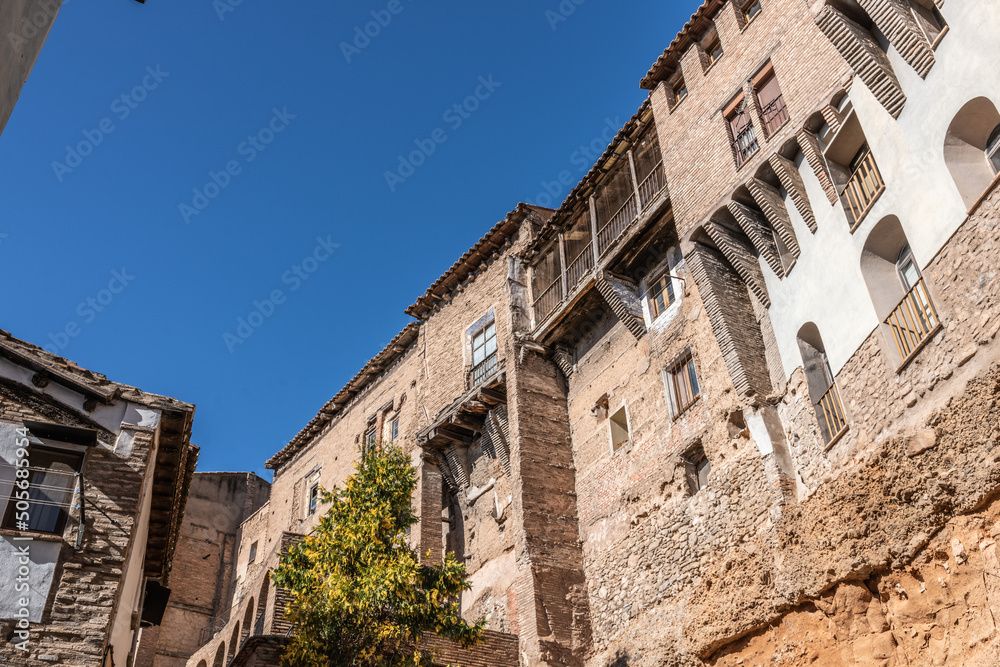 Hanging houses, Tarazona in Aragon (Spain)