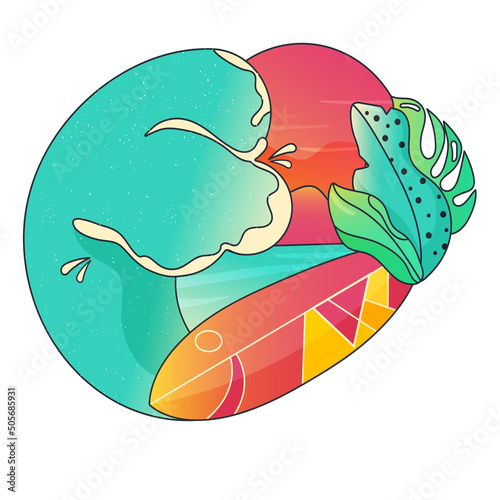 Serf Summer Tropical Vibes Ocean