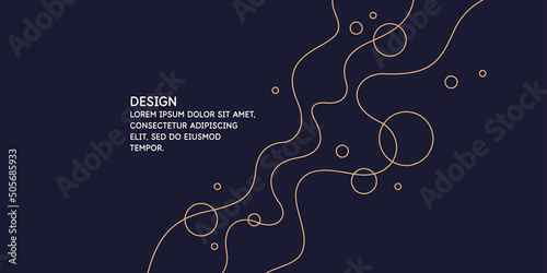 Modern backgrounds with abstract elements and dynamic shapes. Compositions of geometric shapes. Vector illustration.