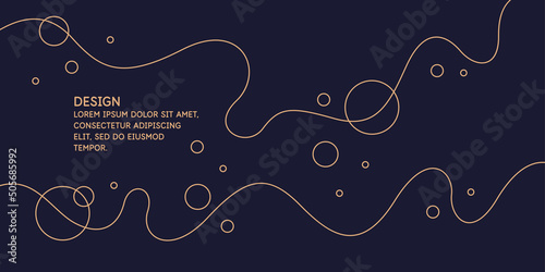 Modern backgrounds with abstract elements and dynamic shapes. Compositions of geometric shapes. Vector illustration.
