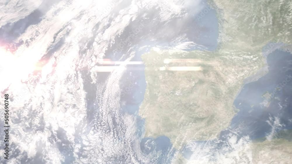 custom made wallpaper toronto digitalEarth zoom in from outer space to city. Zooming on Matosinhos, Portugal. The animation continues by zoom out through clouds and atmosphere into space. Images from NASA