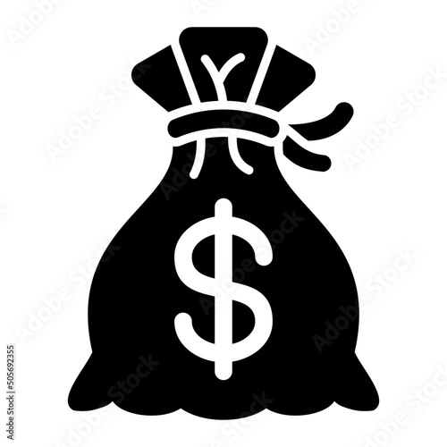 Money Bag Icon photo