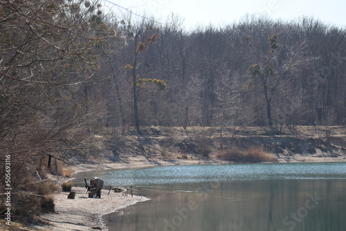 Gravel Lake near Ivanka pri Dunaji, west Slovakia photo