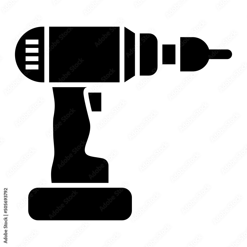 Drill Machine Icon Drill Machine Icon