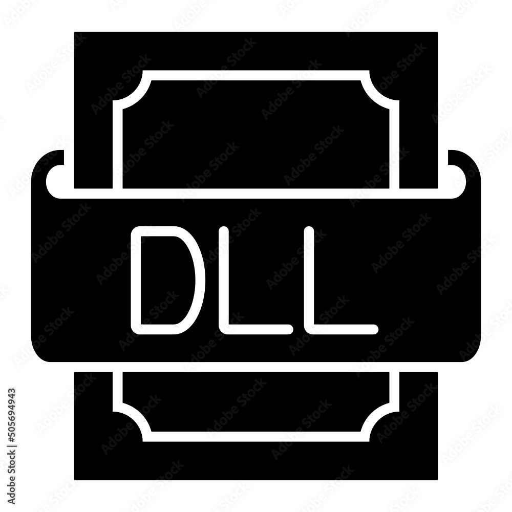 Obraz premium Dll Icon