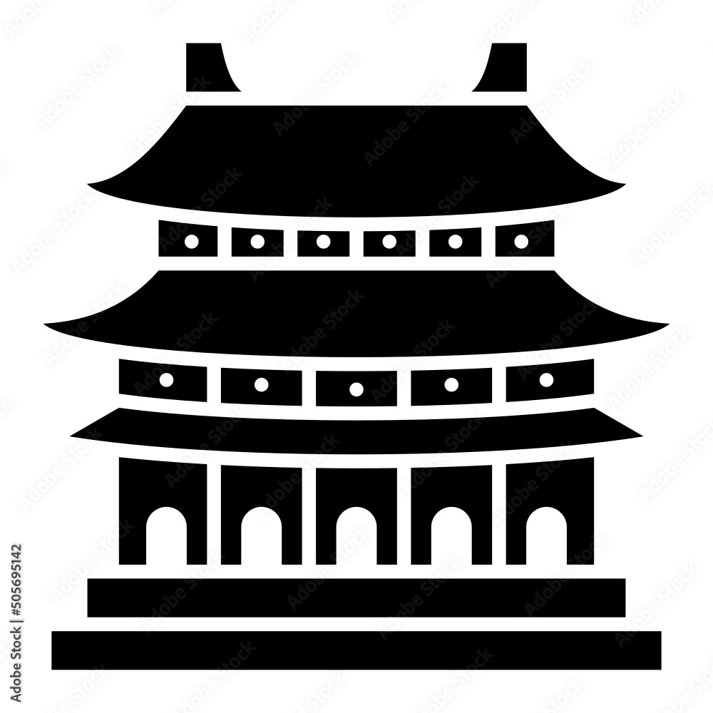 Naklejka premium Forbidden City Icon