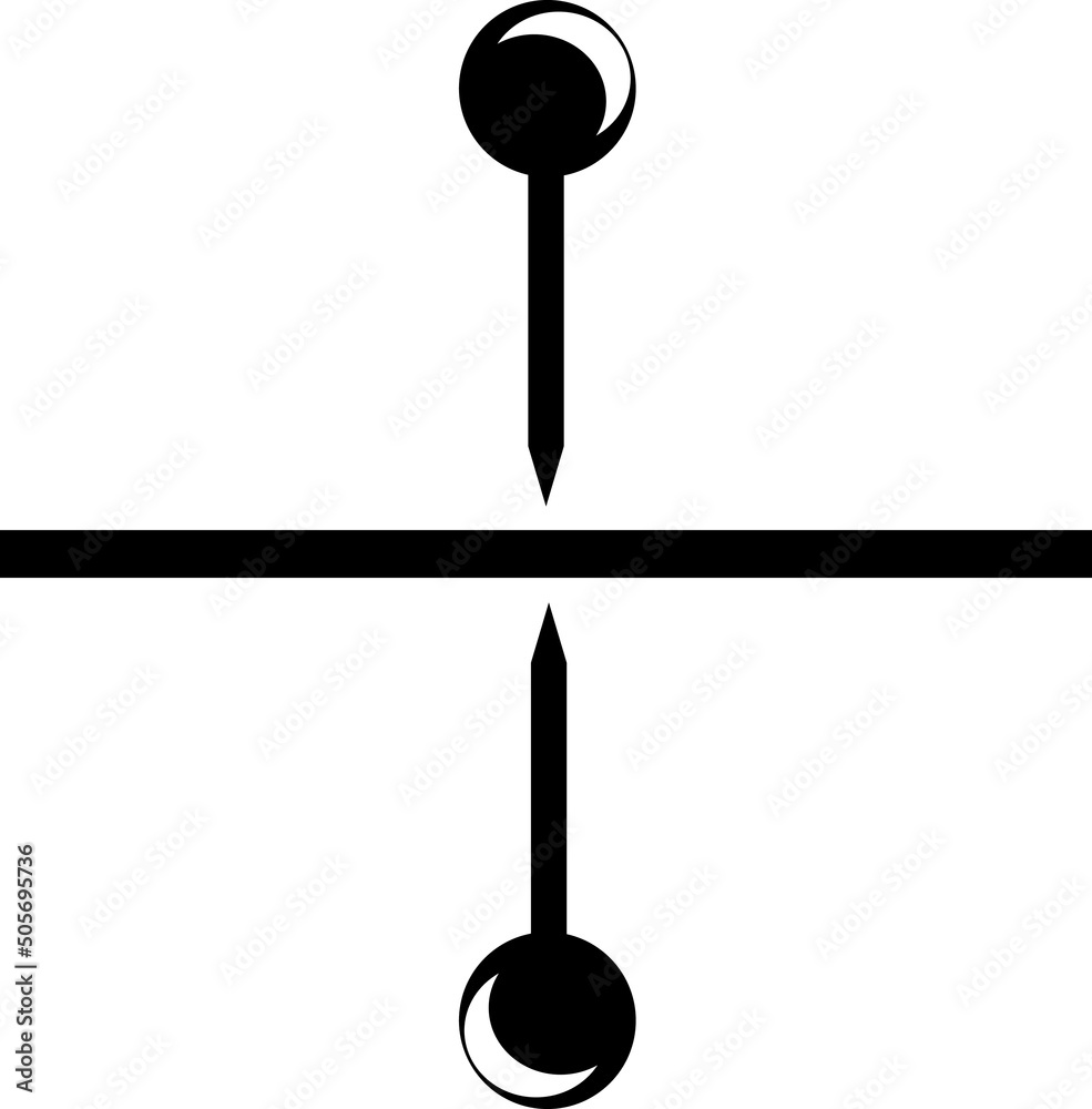 Middle Icon. Position, Setting Level Symbol - Vector..eps Middle Icon. Position, Setting Level Symbol - Vector..eps