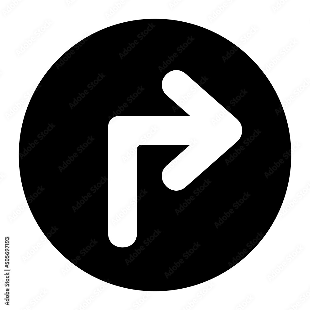Right Turn Icon Right Turn Icon