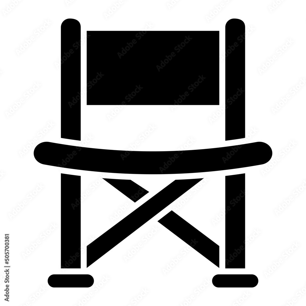 Camping Chair Icon Camping Chair Icon