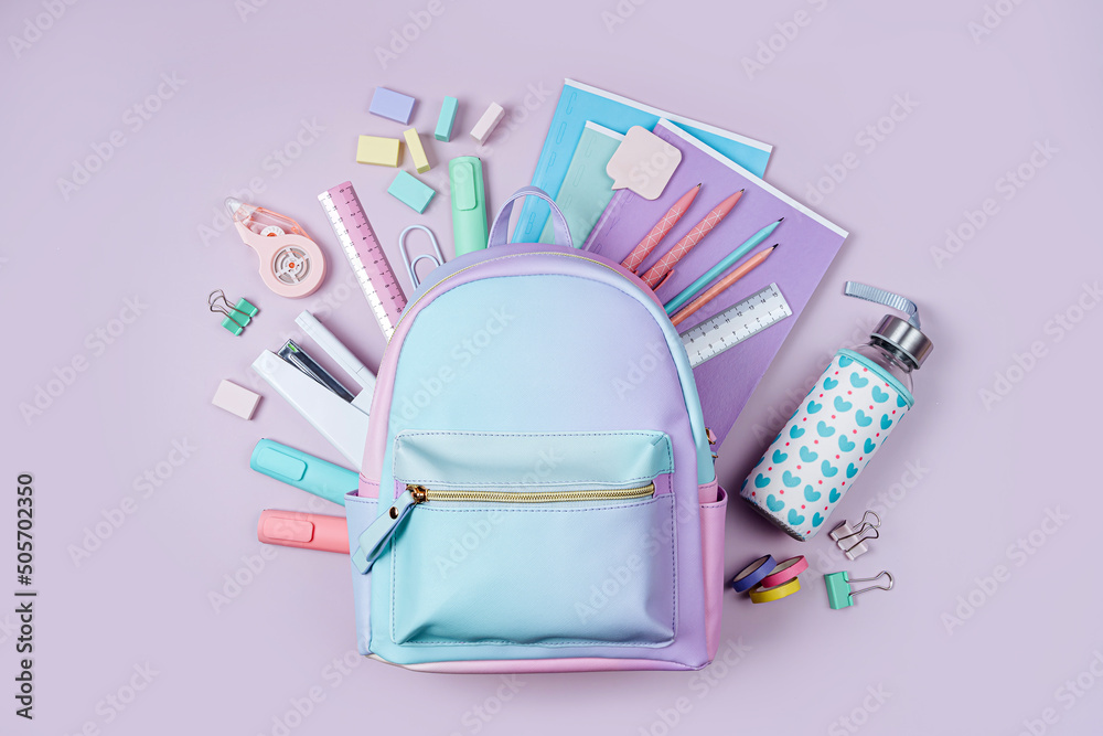 Pastel school backpack on sale