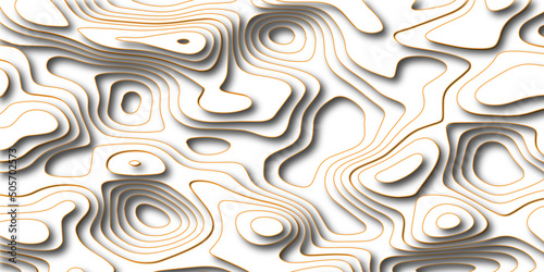 Luxury Papercut multi layers 3D dark gray color texture vector background. Abstract modern geometric shape multi layer 3d papercut luxury background with multi color elements, topography map ..