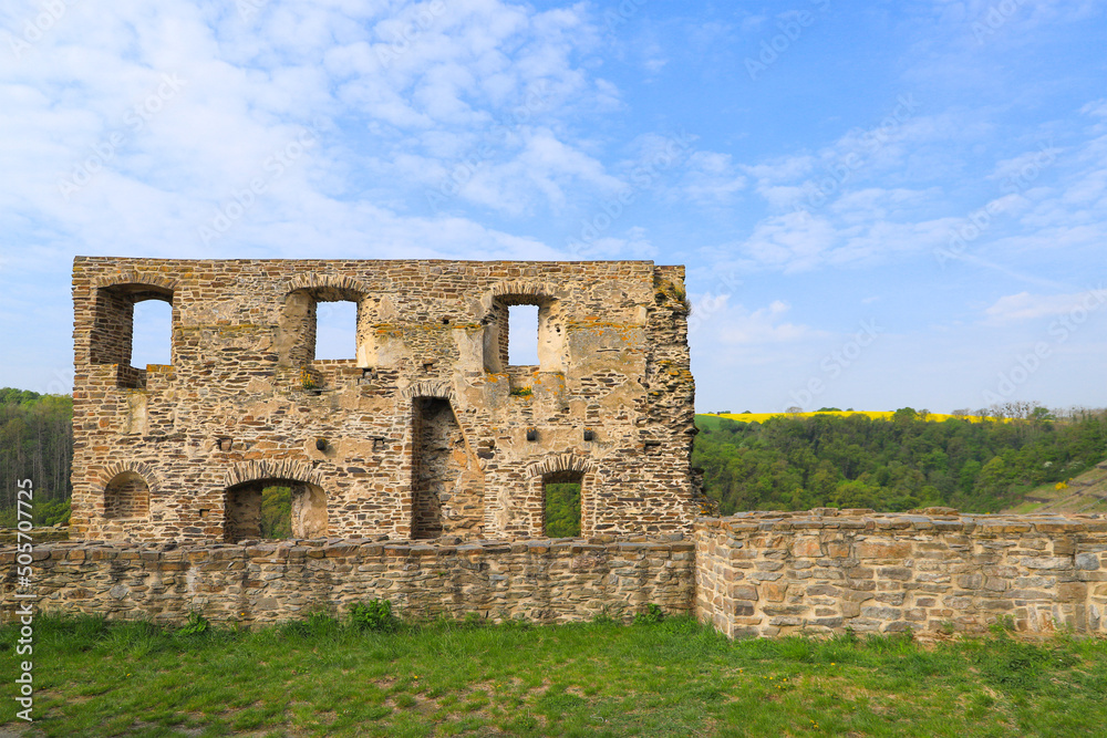 Castle ruins Niederburg Kobern, Rhineland Palatinate - Germany
