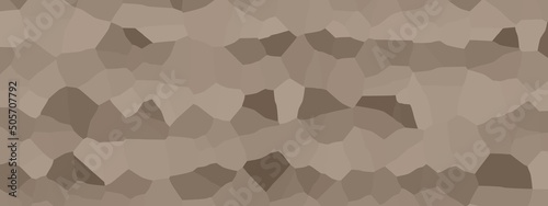 Banner of abstract geometrical background Coca Mocha color. Random pattern background. Texture Coca Mocha color pattern background.