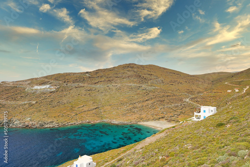 Fototapeta Naklejka Na Ścianę i Meble -  Alyki beach of Kythnos island, Greece