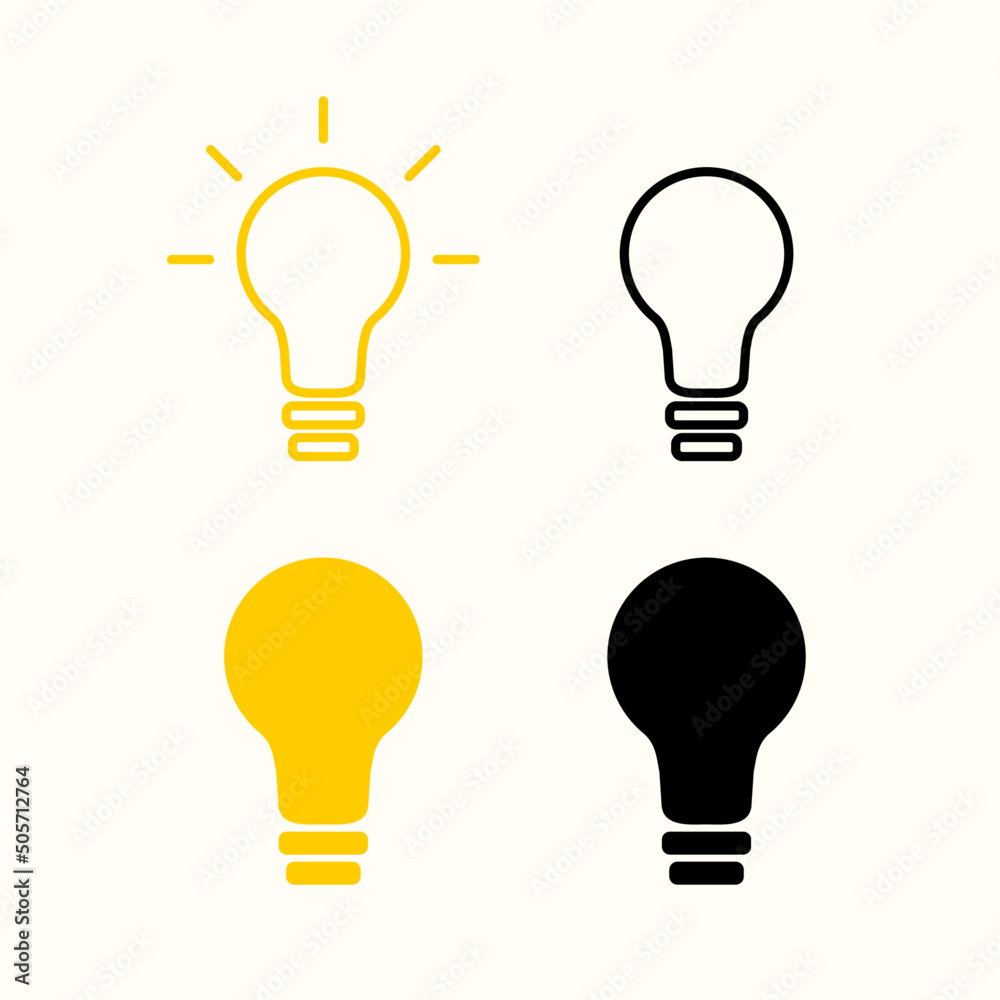 Light Bulb Lamp Icon Vector Illustration Light Bulb Lamp Icon Vector Illustration