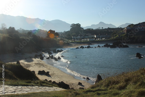 Playa de Llanes en Asturias (España) photo
