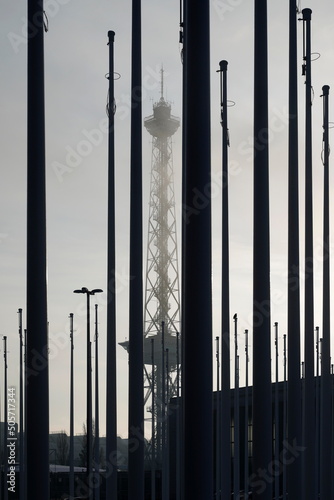 Berliner Funkturm Fahnenmaste