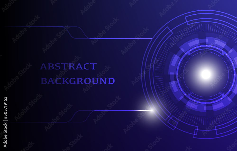 Futuristic abstract technology background. Innovation Concepts and Digital Communication. Vector illustration Eps10.