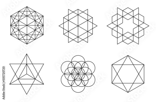 Sacred Geometry Set Vector Art