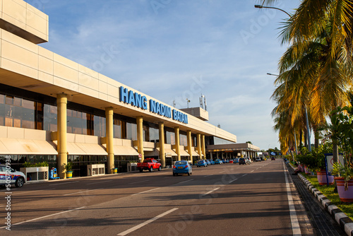 Hang Nadim Airport, an international airport in Batam City, Riau Islands Province, Indonesia. Batam is an island designated as a free trade zone. © Sony Herdiana