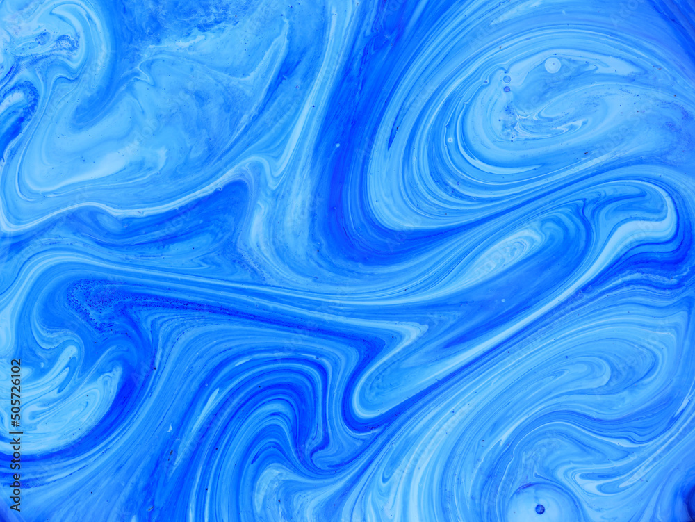 blue liquid acrylic abstract pattern