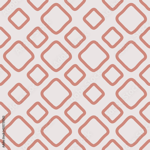 Dull identical rhombuses in a minimal pattern. Simple and primitive diamond pattern.