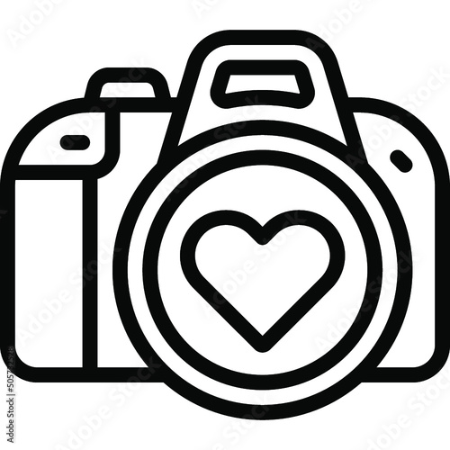 Love Camera Icon