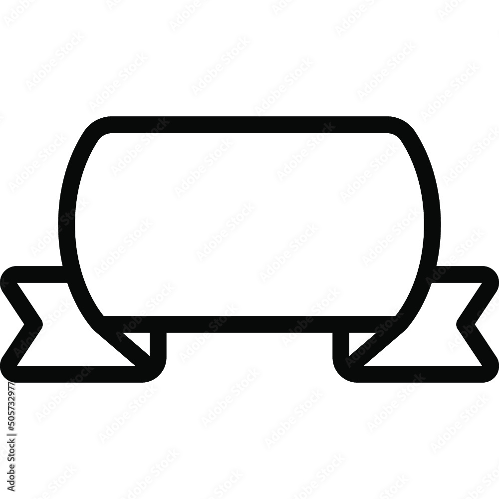 Bubbled Ribbon Icon Bubbled Ribbon Icon