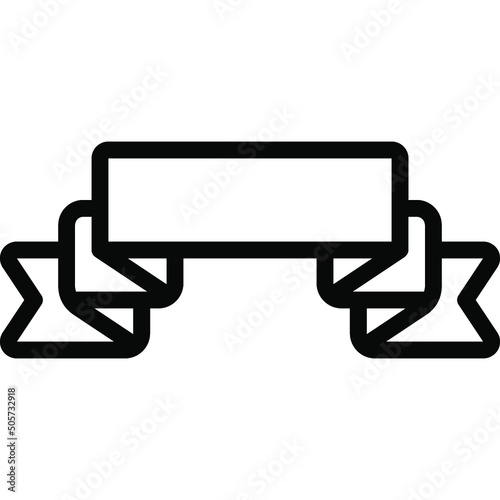 Multi Fold Ribbon Icon