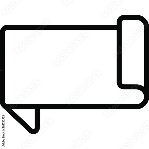 Folded Ribbon Icon